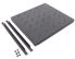 Serveredge SLV-01-1000 1RU Universal Fixed Shelf with Flexible Depth - Adjustable For Cabinets From 800mm To 1000mm Depth
